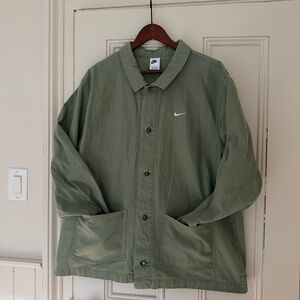 Nike Men’s Life Unlined Olive Chore Jacket. XLRG. AMAZING find! GREAT shape.